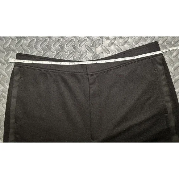 NEW rag & bone Joan Slim Fit women's black Slit cuffs stripe Pants 52%cotton L - Picture 4 of 11